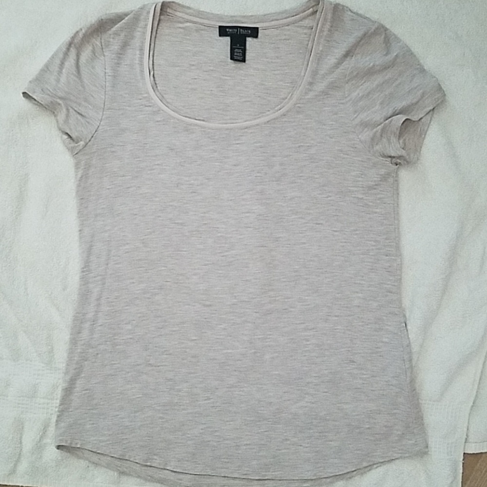 WHBM scoop neck tee